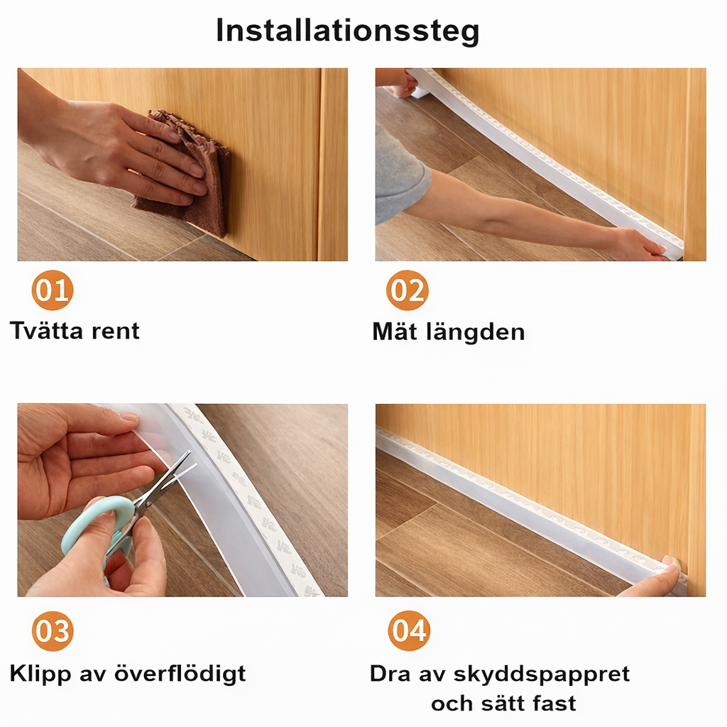 Tätningslist – Transparent 5 meter