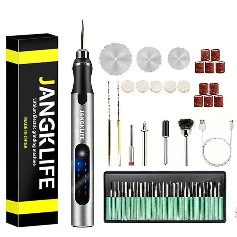 JANGKLIFE Trådlös Mini Gravyr